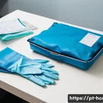 건강관리사 실기 시험 시 주의사항 - A well-organized healthcare professional&rsquo;s bag neatly packed on a table, containing essential items ...